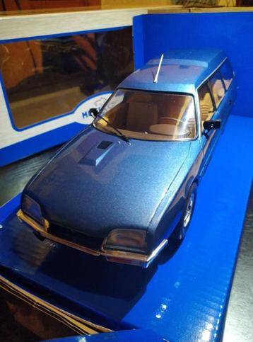 CITROEN CX BREAK BLEU METALLIC 1/18 MODEL CAR beschikbaar voor biedingen