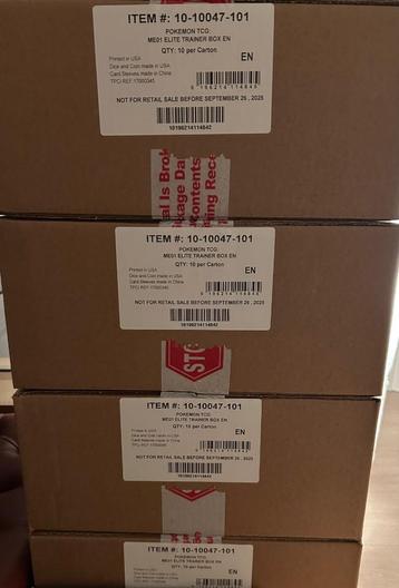 Pokemon mega evolutions ETB CASE beschikbaar voor biedingen