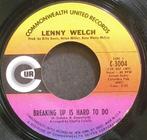 Lenny Welch – Breaking Up Is Hard To Do, CD & DVD, Vinyles Singles, Single, Utilisé, 7 pouces, R&B et Soul
