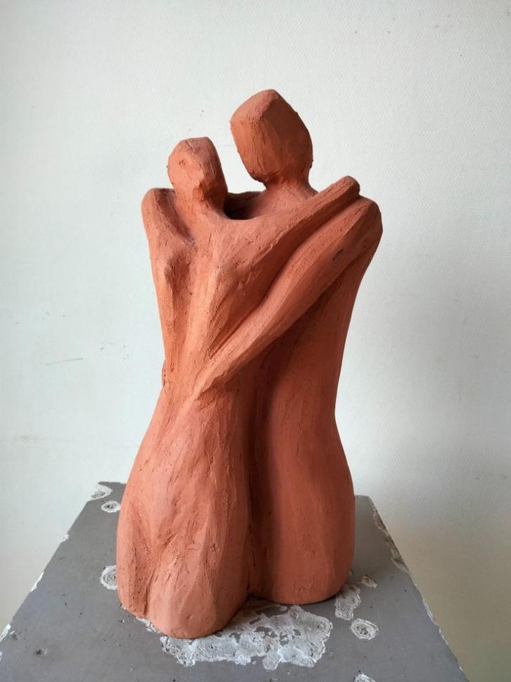 1970s vintage abstract beeld kunst deco, Huis en Inrichting, Woonaccessoires | Overige, Gebruikt, Ophalen of Verzenden