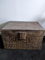 Houten opbergkoffer, Ophalen, Zo goed als nieuw