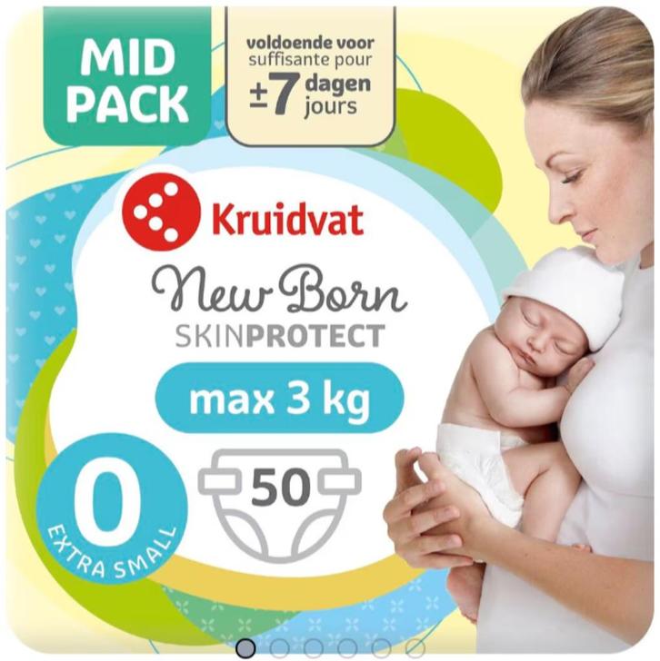 New born luiers extra small, Kinderen en Baby's, Badjes en Verzorging, Nieuw, Overige typen, Overige merken, Ophalen of Verzenden