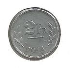 13392 * LÉOPOLD III * 2 francs 1944 * FDC, Envoi