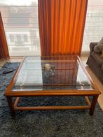 Salontafel, Huis en Inrichting, Tafels | Salontafels, Ophalen, Gebruikt, Vierkant, Glas