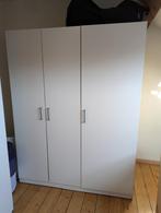 Ikea 3-deurs witte garderobekast, Huis en Inrichting, Kasten | Kleerkasten, Ophalen, Gebruikt, 100 tot 150 cm, 150 tot 200 cm