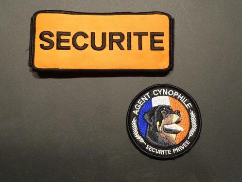 Lot Brassard sécurité écusson brigade canine gardiennage 1, Verzamelen, Militaria | Algemeen, Overige soorten, Embleem of Badge