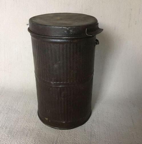 wo1 - Franse / Belgische gasmaskerbus - mooi gestempeld, Verzamelen, Militaria | Algemeen, Landmacht, Kist of Geocache, Ophalen of Verzenden