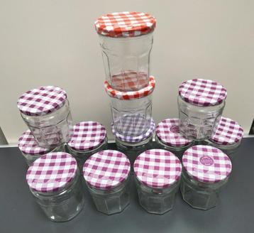 13 Pots à confitures  " BONNE MAMAN " 