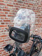 Bobike ONE Mini fietsstoeltje voor urban black + windscherm, Fietsen en Brommers, Voetsteuntjes, Voorzitje, Zo goed als nieuw