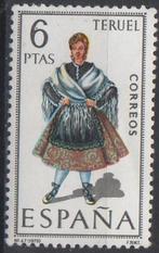 SPANJE - Regionale kledij Teruel 1970, Ophalen of Verzenden, Postfris