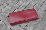 Portefeuille cuir 18x10cm nombreux emplacements cartes, Ophalen of Verzenden, Gebruikt, Rood, Leder