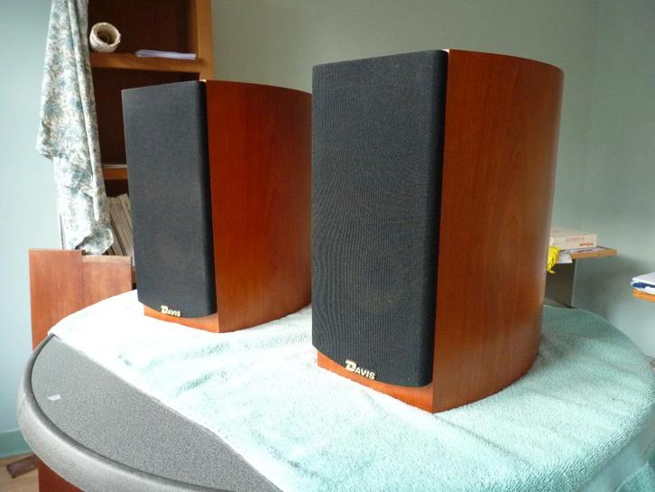 PAAR LUIDSPREKERS DAVIS ACOUSTICS MILLESIME 1B, Audio, Tv en Foto, Luidsprekerboxen, Zo goed als nieuw, Front, Rear of Stereo speakers