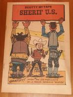 Scotty McTape Sherif U.S. 1960 BD Pub Scotch Tintin, Ophalen of Verzenden, Zo goed als nieuw, Eén stripboek