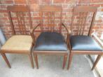3 oude bureaustoelen, Antiek en Kunst, Ophalen