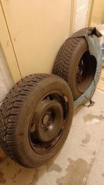 4 Dunlop 185/65 R 15 88 T winterbanden op stalen velgen, Auto-onderdelen, Banden en Velgen, Ophalen, Gebruikt, 15 inch, Band(en)