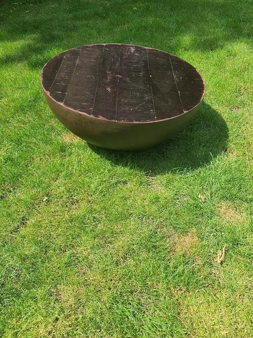 Antieke houten salontafel in massief hout., Antiek en Kunst, Antiek | Meubels | Tafels, Ophalen