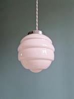 Art Deco hanglamp in roze opaline, jaren 1920-30, Antiek en Kunst, Ophalen of Verzenden