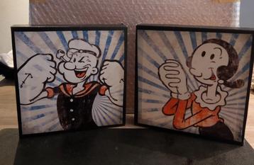 Popeye en Olijfje beschikbaar voor biedingen
