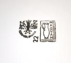 6 vintage borden Magvam Czechoslovakia, Ophalen of Verzenden, Zo goed als nieuw, Bord(en)