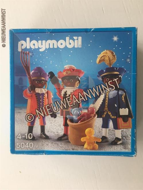 Playmobil 5040 - 3 zwarte Pieten - NIEUW!, Divers, Saint-Nicolas, Neuf, Envoi