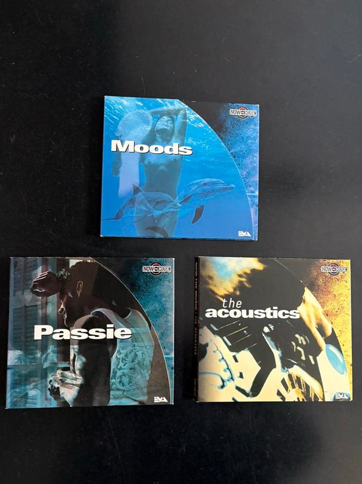 3 CD : Moods and Passion et The Acoustics, CD & DVD, CD | Compilations, Utilisé, Autres genres, Enlèvement ou Envoi