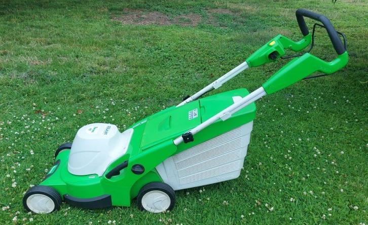 Electrische grasmaaier Viking (Stihl) ME 545 V, Tuin en Terras, Grasmaaiers, Gebruikt, Elektrische grasmaaier, 40 t/m 49 cm, Opvangbak