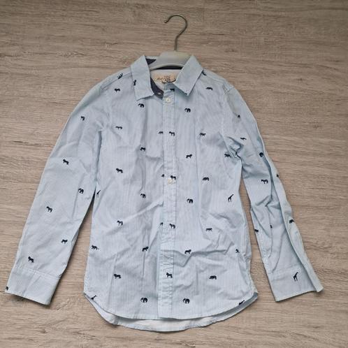 Leuk hemd diertjes H&M 128, Kinderen en Baby's, Kinderkleding | Maat 128, Nieuw, Jongen, Overhemd of Blouse, Ophalen of Verzenden