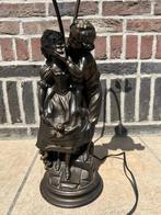 Grote staanlamp / tafel lamp, 2 kinderen 2 lampen, Huis en Inrichting, Ophalen, Gebruikt, Metaal, Minder dan 100 cm