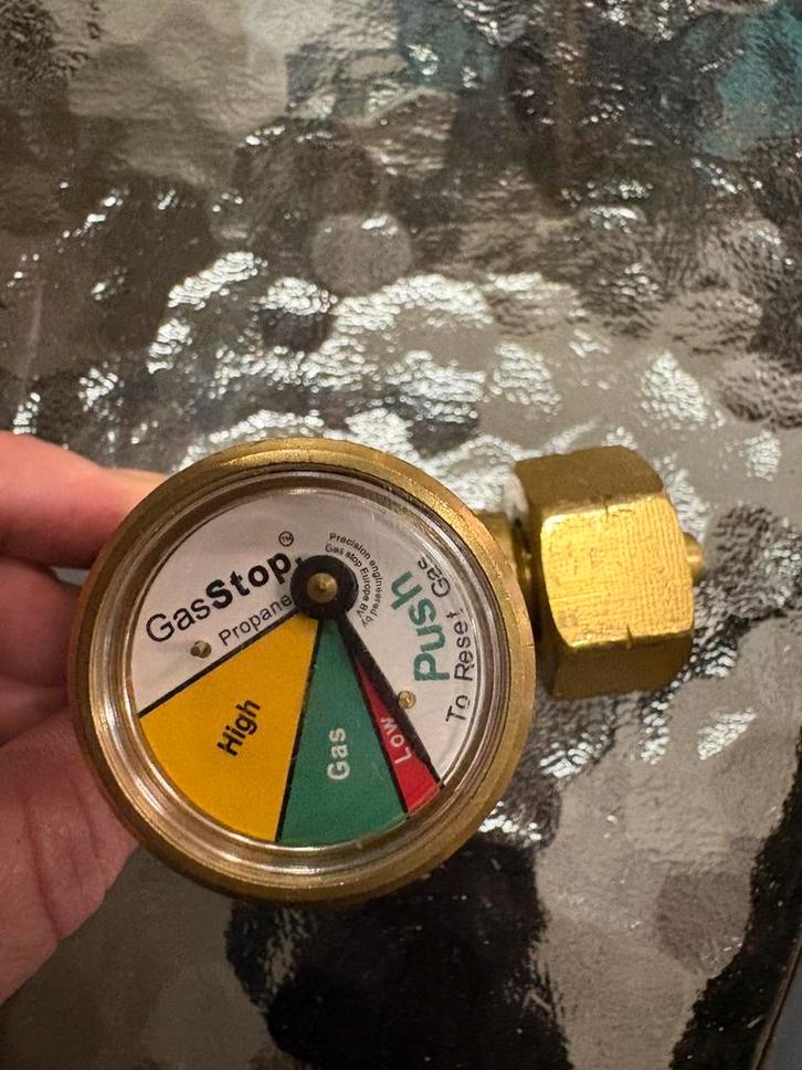 GasStop automatische gesfleszekering, Caravans en Kamperen, Caravanaccessoires, Zo goed als nieuw, Ophalen