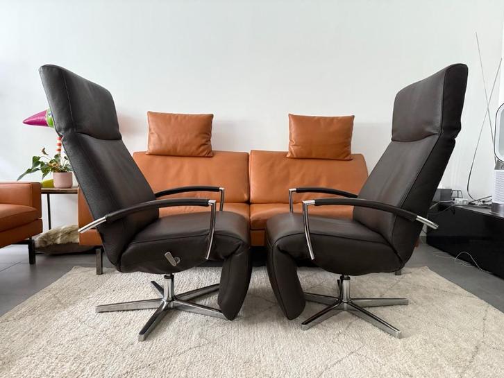 2x Durlet Adagio Relax (Nieuwstaat!), Huis en Inrichting, Fauteuils, Zo goed als nieuw, Leer, Verzenden