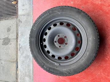 Stalen velgen zwart 4x Ford transit Connect 2018, Auto-onderdelen, Banden en Velgen, Ophalen, 16 inch, Banden en Velgen, Bestelwagen