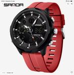 montre homme SANDA neuve, Overige merken, Staal, Verzenden, Polshorloge