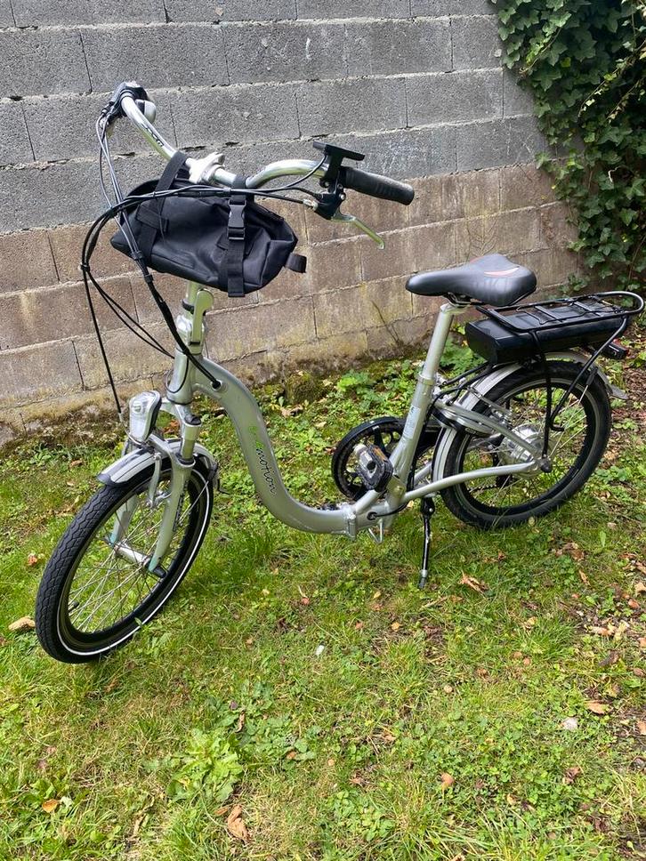 20 inch 6V opvouwbare elektrische fiets met slot, Fietsen en Brommers, Fietsen | Mountainbikes en ATB, Zo goed als nieuw, Overige merken