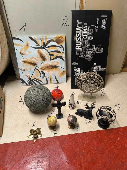12 decoraties, Huis en Inrichting, Woonaccessoires | Overige, Ophalen of Verzenden