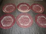 6 assiettes royal tudor ware"17 century england", Antiek en Kunst, Ophalen