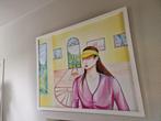 Schilderij Nadia De Graeve ‘Aalst tentoon’, Antiek en Kunst, Ophalen