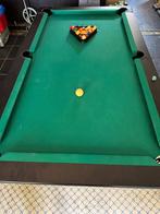 Pooltafel inclusief accessoires, Sport en Fitness, Ophalen, Zo goed als nieuw, Pooltafel