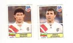 Panini USA ' 94 / Balakov en Stoichkov ( Bulgaria ), Verzamelen, Verzenden, Zo goed als nieuw, Poster, Plaatje of Sticker
