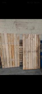 mooie dunne paletten van+-1.35mlang en 75cmbreed en 3 cm dik, Doe-het-zelf en Bouw, Hout en Planken, Ophalen, Zo goed als nieuw