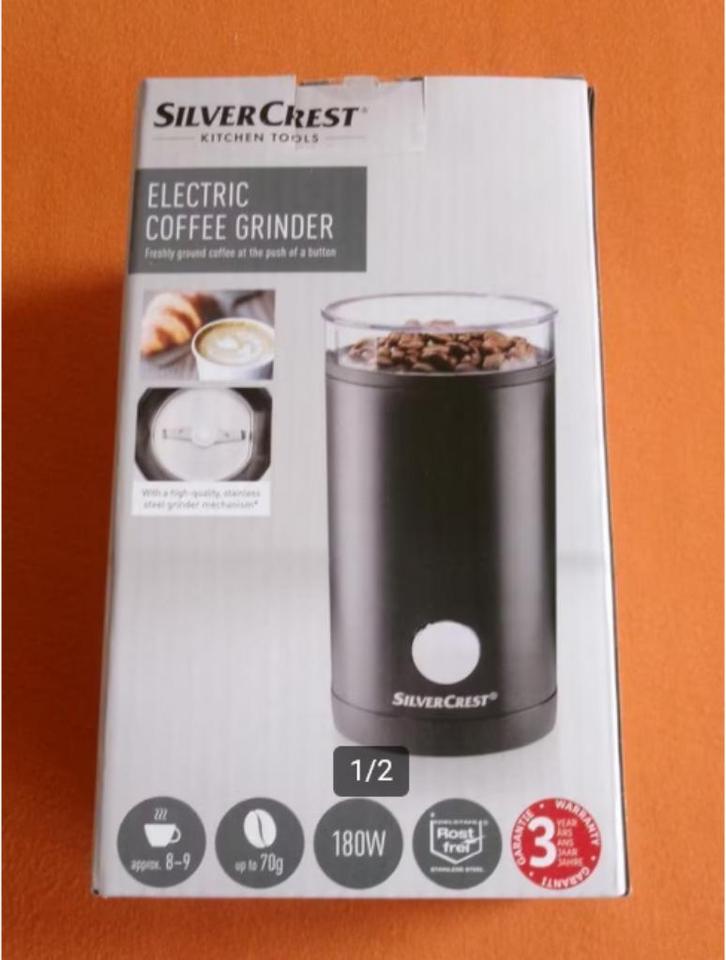 MOULIN A CAFE ELECTRIQUE SILVERCREST NEUF !, Elektronische apparatuur, Koffiemachine-accessoires, Nieuw, Ophalen of Verzenden