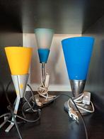 3 vintage space age achtige lampen, Ophalen of Verzenden