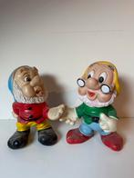 Vintage 2 dwergen kabouters van Sneeuwitje, Antiek en Kunst, Antiek | Speelgoed, Ophalen