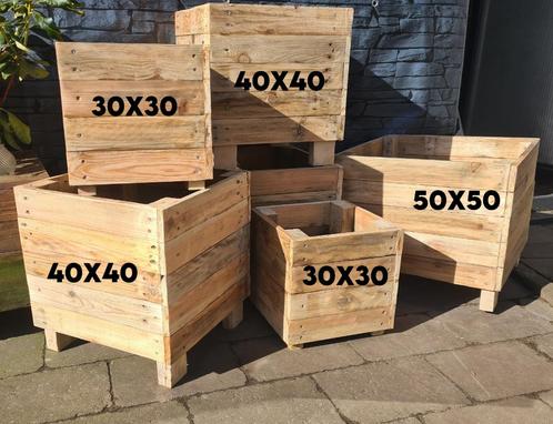Plantenbakken & Bloembakken – Basic - 25% korting, Tuin en Terras, Bloembakken en Plantenbakken, Nieuw, Hout, Binnen, Balkon, Tuin