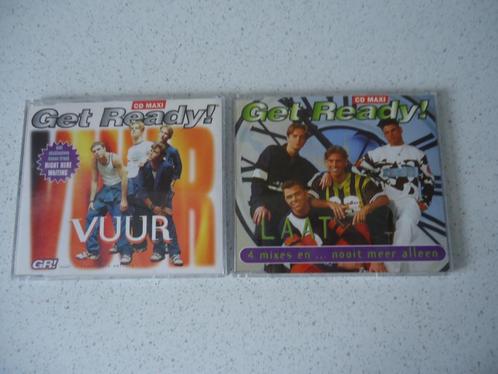 Lot 195 met 2 Maxi single CD's van "Get Ready" Laat & Vuur., CD & DVD, CD | Pop, Utilisé, Enlèvement ou Envoi