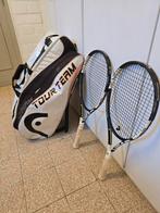 2x head Radical tennisrackets inc. Tas, Sport en Fitness, Tennis, Ophalen, Gebruikt, Tas, Head