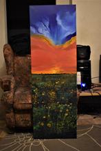 Natuurlijke tuinschildering, door Joky Kamo Oil Painting su, Antiek en Kunst, Kunst | Schilderijen | Modern, Ophalen