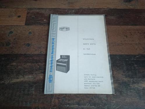 Parts Catalogus Harting M140 (1968) jukebox, Verzamelen, Automaten | Jukeboxen, Verzenden