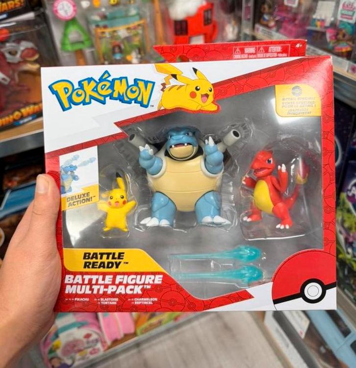 Pokemon battle figure multipack pikachu blastoise charmeleon, Verzamelen, Poppetjes en Figuurtjes, Nieuw, Ophalen of Verzenden