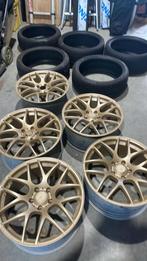 Alu velgen 19” 5x120 x8,5 Et35 (porsche goudkleur), Auto-onderdelen, Banden en Velgen, Overige, Velg(en), Overige, Nieuw