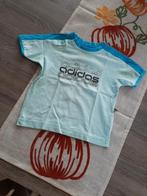 Adidas lichtblauw t-shirt 74, Kinderen en Baby's, Babykleding | Maat 74, Shirtje of Longsleeve, Gebruikt, Ophalen of Verzenden